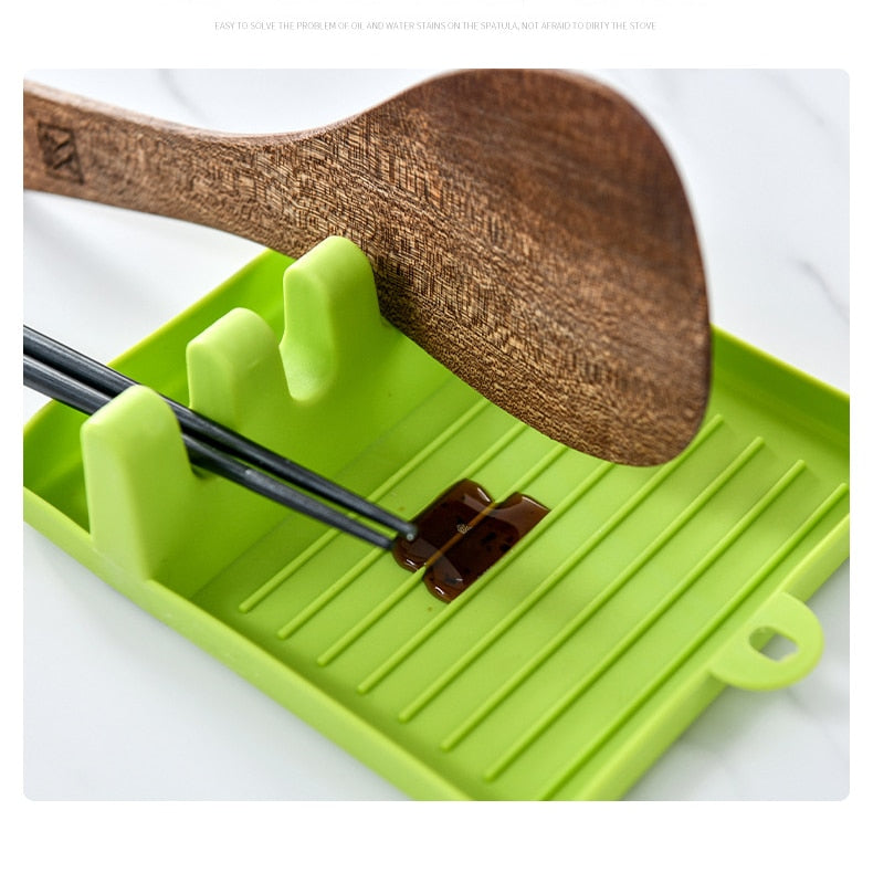 Heat-Resistant Spoon Holder